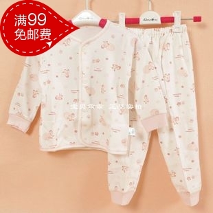 TONGTAI 1766 baby underwear set 100% cotton autumn and winter male clothes sleepwear 100% cotton baby autumn underwear