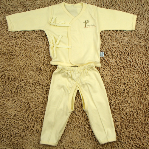 TONGTAI 1780z newborn bamboo fibre partial lapel lacing set baby kimono set monk clothes underwear set