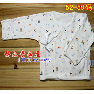 TONGTAI newborn 100% cotton lacing monk clothing 100% cotton baby underwear top baby underwear