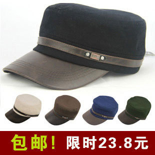 Top Fashion -Flat Hat for man hat summer cadet cap male sunbonnet female outdoor cap colors mix order Free shipping