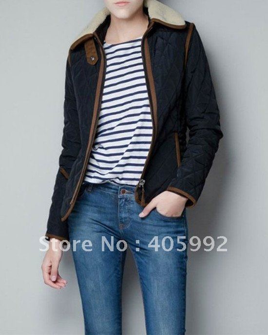 top grade new arrival diamond design OL parkas in,Plus size, high quality of cotton&polyester lining,detachable cashmere collar