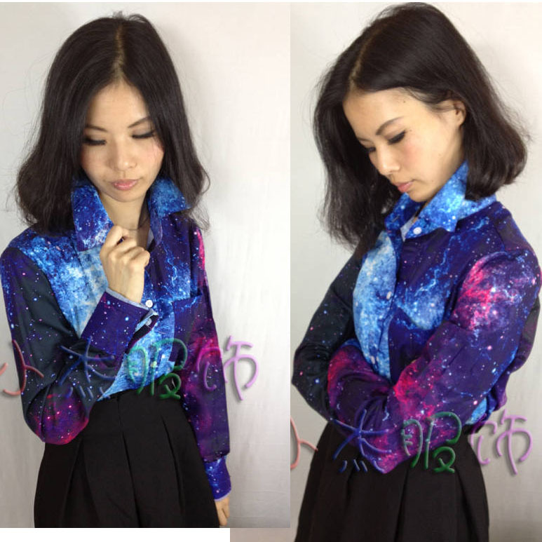 Top La Tights Clothes Cosmic Cheap T-Shirt Galaxy Shirts For Woman Women Space Print Innovative Novelty Items Blouse Clothing