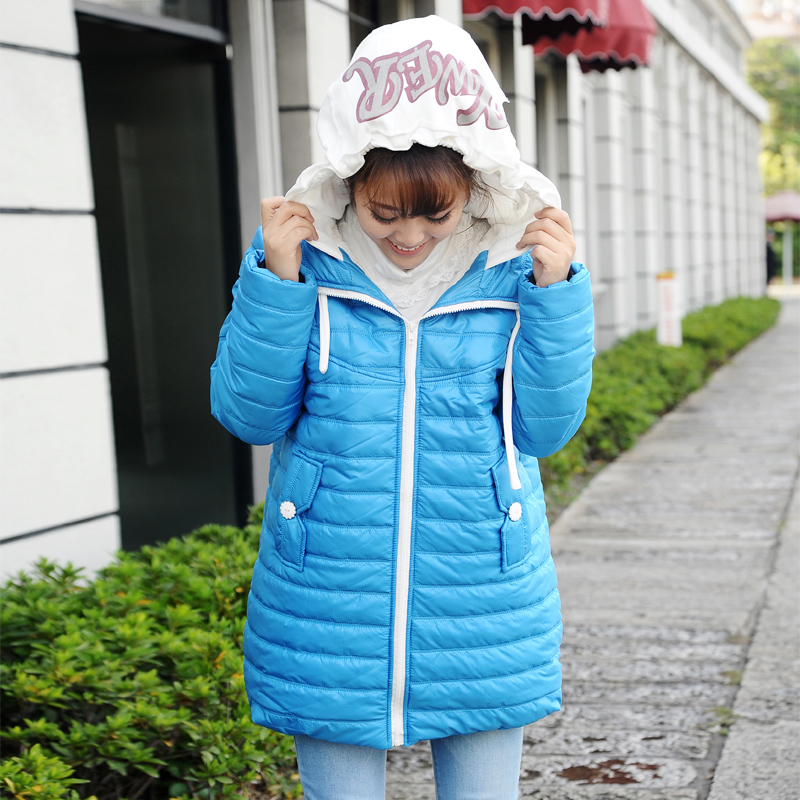 Top maternity winter outerwear maternity clothing maternity cotton-padded jacket thickening wadded jacket cotton-padded jacket