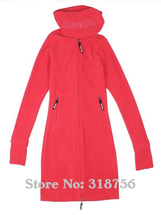 Top Quality 2012 Bench Brand  Women's Trench Coat  Fashion Designer Turtleneck Long Jacket Outerwear S--XL Free Ship