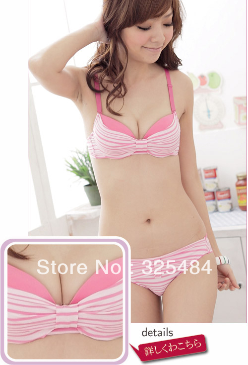 Top Quality factory price Bra and Panty Set  Underwear lady's push up bra sexy wholesale and Retail