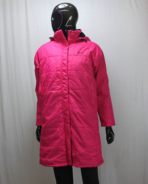 TOP quality neww women's winter sportswear lady pink overcoat plus size lady winter coat