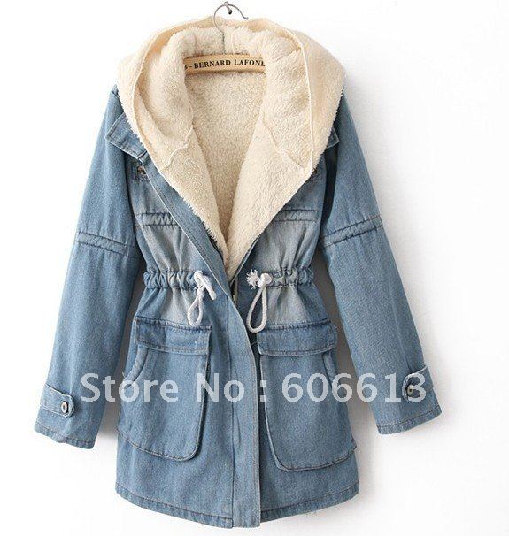 Top Quality !Two in one winter warm cowboy clothes coat ourterwear warm overcoat  trench coat  jacket Free Shipping