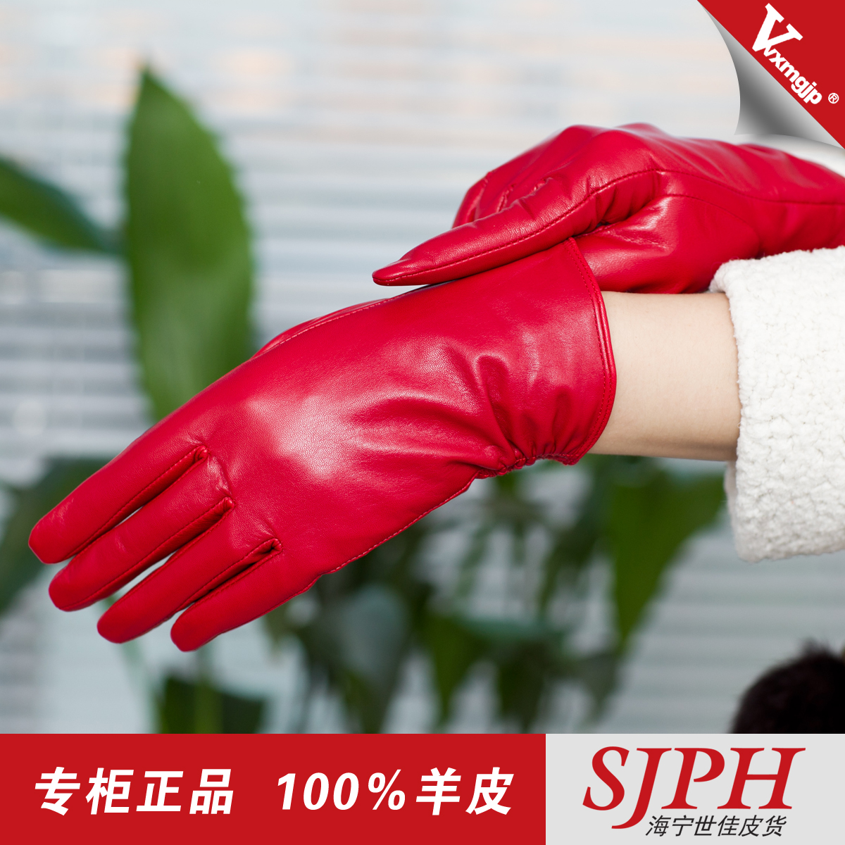 Top suede gloves female winter genuine leather gloves women's winter leather gloves sheepskin