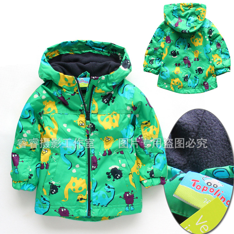 Topolino child, Baby-Regenjacke, windbreaker,Hooded windbreaker, waterproof, windproof jacket, hooded  long-sleeved cardigan
