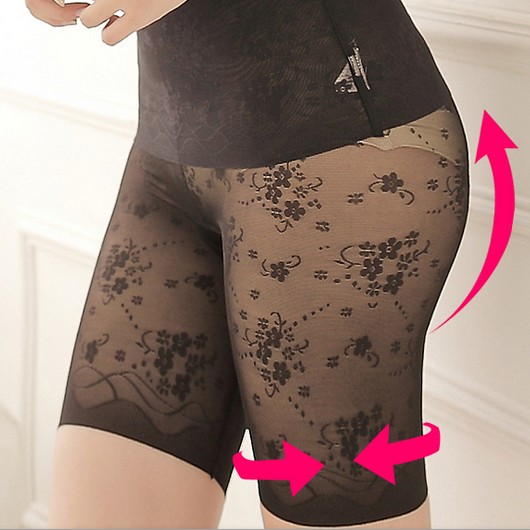 Touch feeling summer high waist body shaping panties thin abdomen thin waist drawing body shaping pants trunk