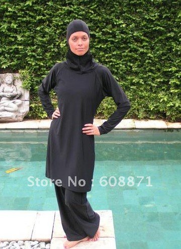 traditional Muslim swimwear+free shipping by DHL