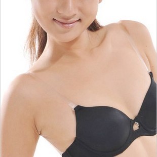 Transparent bra underwear invisible shoulder strap slip-resistant underwear transparent bra with belt transparent pectoral