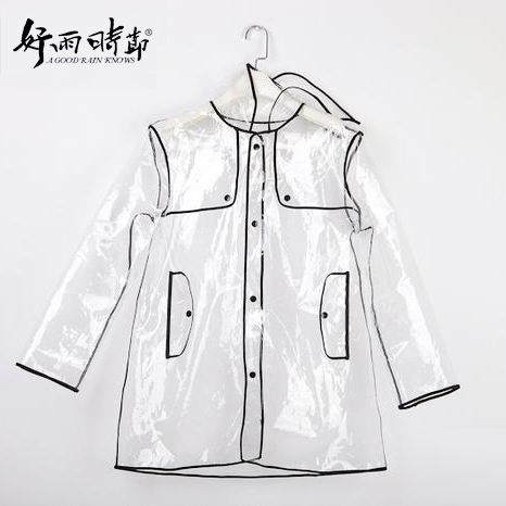 Transparent raincoat  long design