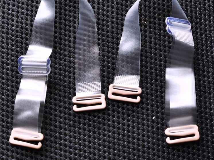 Transparent scrub invisible shoulder strap slip-resistant