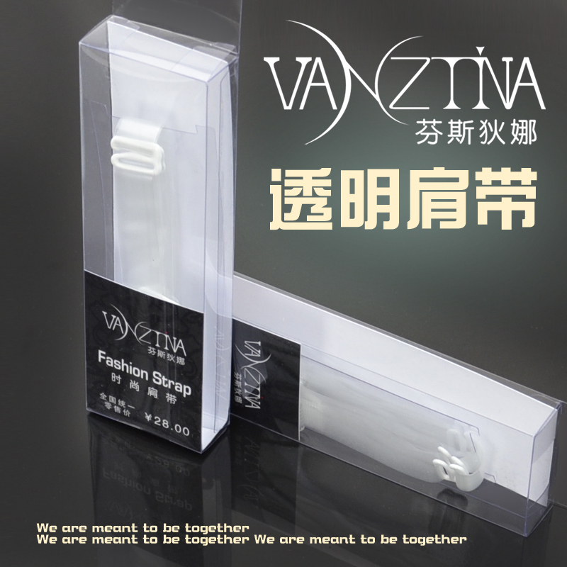 Transparent scrub silica gel invisible shoulder strap