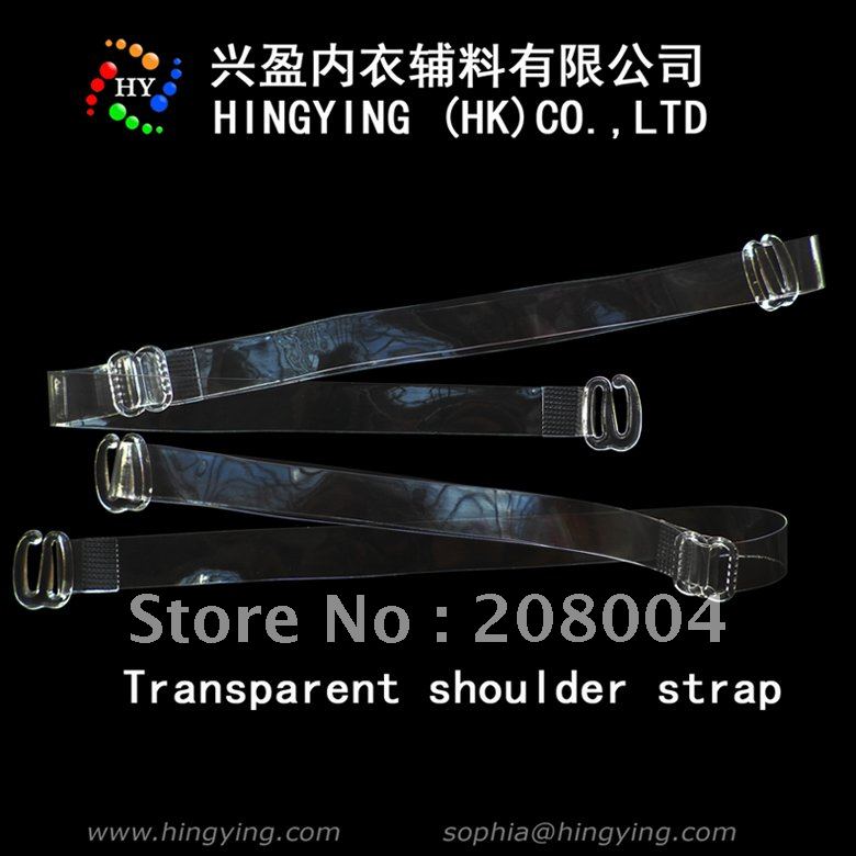 Transparent shoulder strap