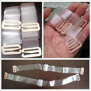 Transparent shoulder strap adjustable bra broadened transparent shoulder strap invisible tape