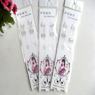 Transparent shoulder strap advanced invisible crystal shoulder strap slip-resistant women's