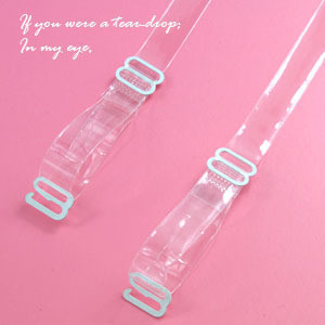 Transparent shoulder strap invisible tape silica gel crystal underwear shoulder strap pectoral girdle bra with invisible