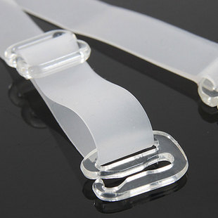 Transparent shoulder strap silica gel invisible shoulder strap pectoral girdle transparent tape plastic hook