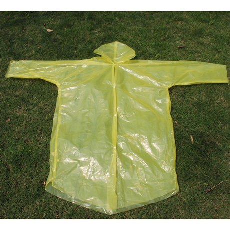 Travel kit button type lengthen thickening disposable raincoat travel raincoat outdoor raincoat