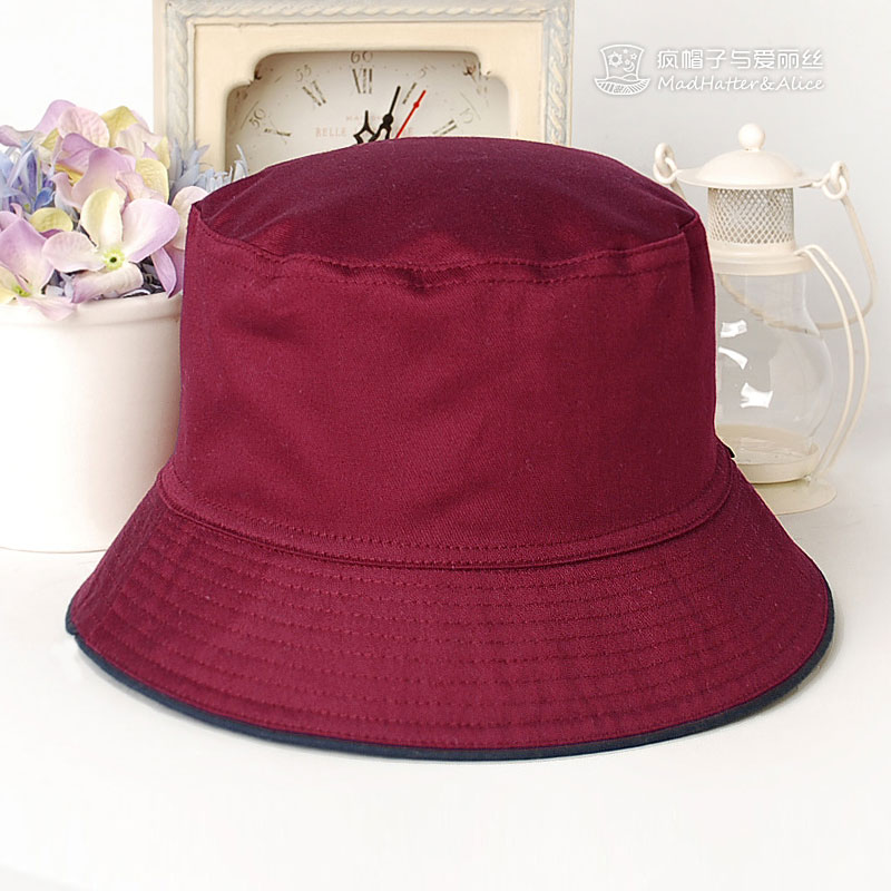Travel memory - hat alice pros and cons of cotton cloth solid color sun-shading bucket hat cap