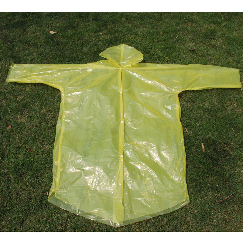 Travel portable thickening transparent button disposable raincoat poncho shoes cover