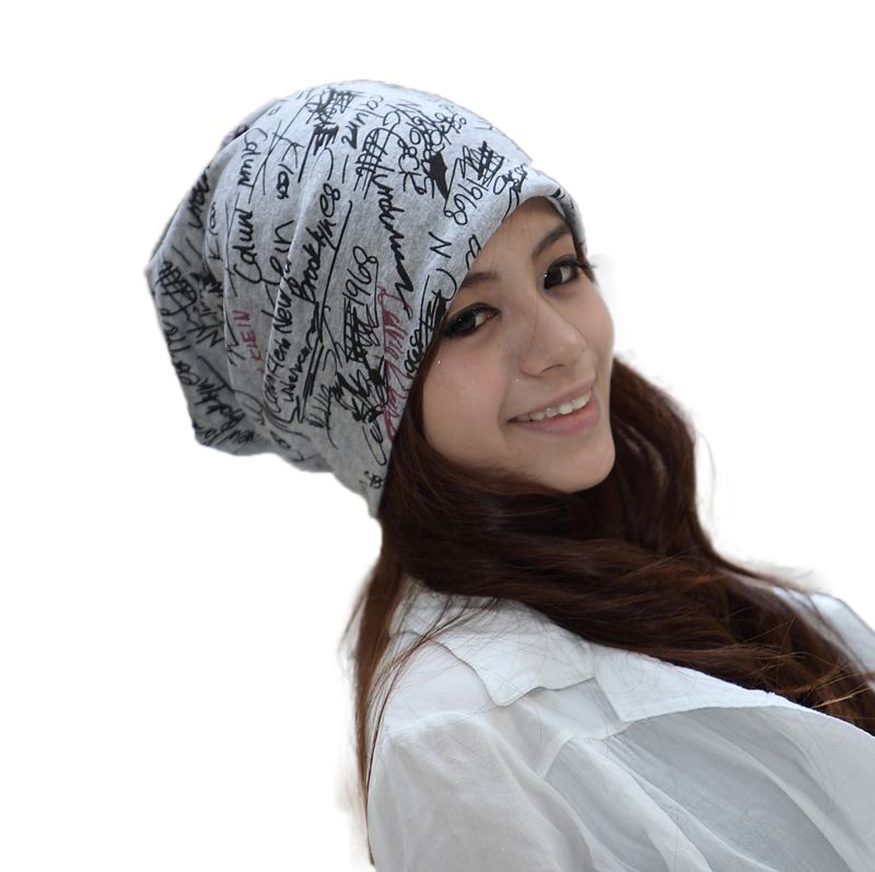 Trend signature cap turban hat female autumn and winter pocket hat women hat