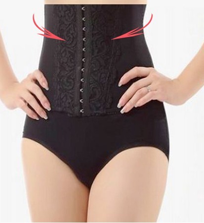 Trigonometric drawing abdomen slimming pants 3 breasted adjustable cummerbund body shaping pants corset butt-lifting pants