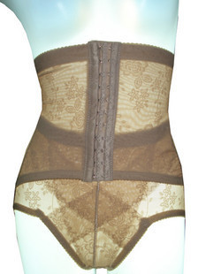 Trigonometric high waist slim waist pants print breathable cummerbund thin body shaping corset butt-lifting adjustable slimming