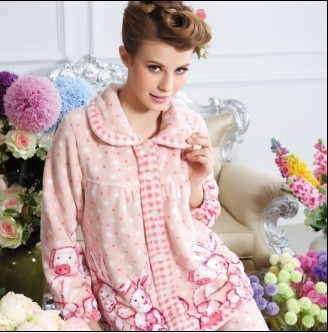 TS-0114, 2012 coral fleece lounge autumn and winter thickening thermal women's sleepwear pants set 9745,FREE SHIPPING