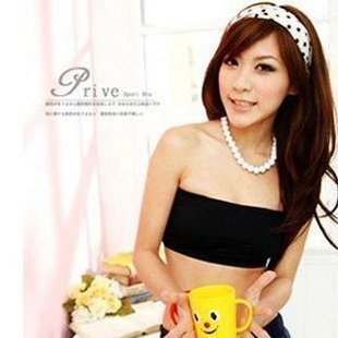 Tube top sexy high quality breast-length all-match solid color basic tube top tube top tube top