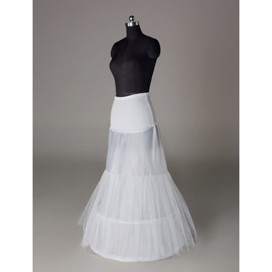 two hoop one layer tulle wedding dress underskirt crinoline petticoat bustle skirt