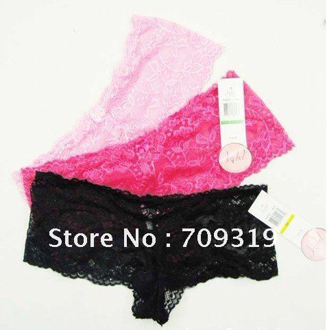 Ultra low price promotion lace underwear,ladies lace boxer short,lace boxer short,lace boxer briefs,lace panties,FREE SHIPPING