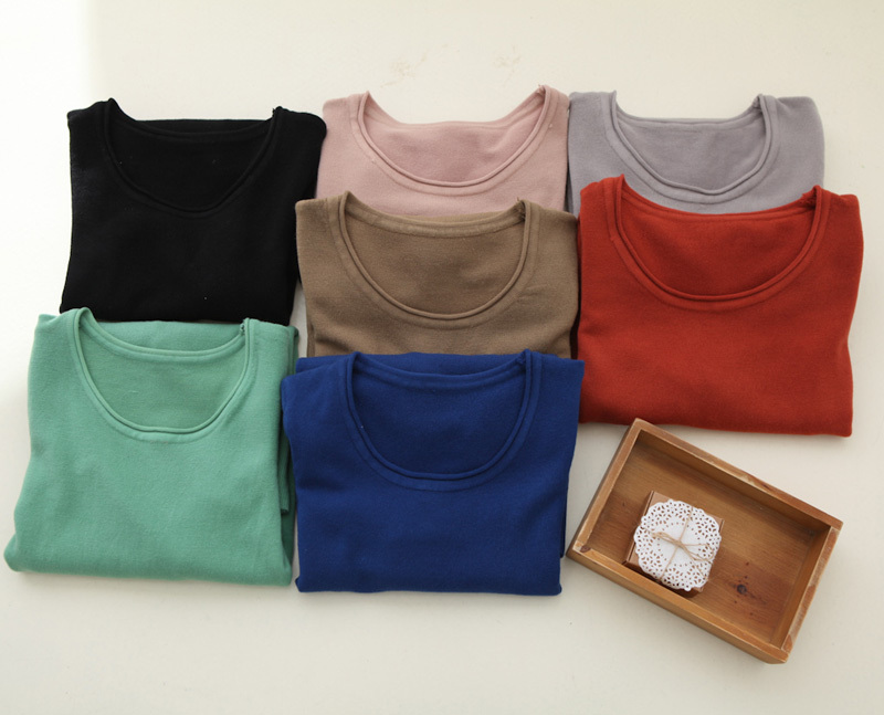Ultra soft n faux roll-up medium-long hem basic sweater all-match 9 - 32