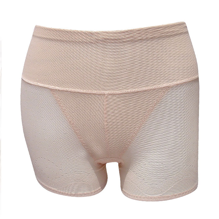 Ultra-thin breathable high waist abdomen drawing butt-lifting body shaping panties corset pants female