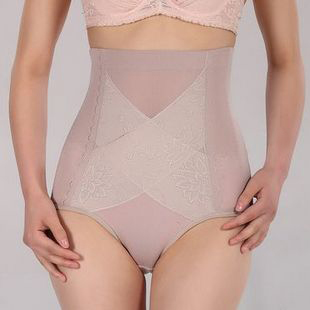 Ultra-thin high waist abdomen drawing panties body shaping pants abdomen drawing pants female bottom butt-lifting pants slimming