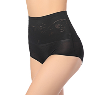 Ultra-thin in high waist abdomen drawing butt-lifting panties