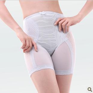 Ultra-thin seamless stovepipe butt-lifting abdomen panties drawing women's high waist beauty care body shaping pants corset