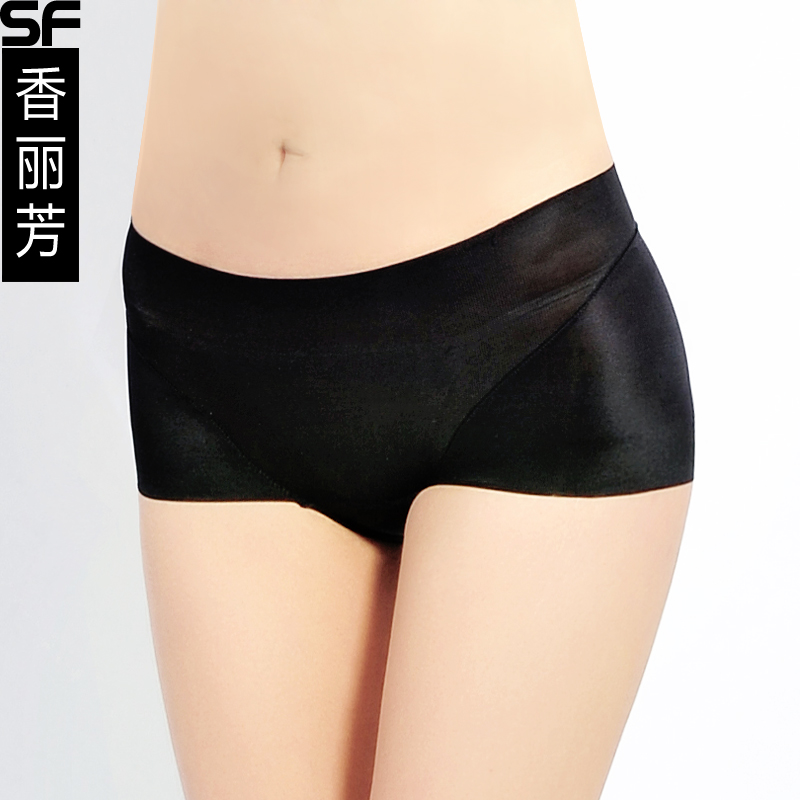 Ultra-thin seamless women's low-waist basic abdomen drawing butt-lifting panties body shaping pants corset pants 2611