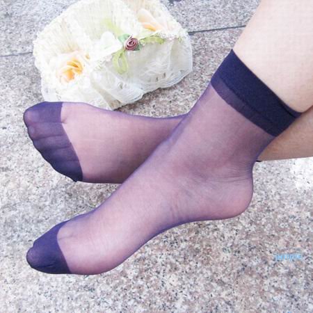 Ultra-thin woman's short filar socks. 20 double/bag. Wholesale various color short filar socks. Free shipping.