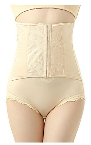Ultra-thin women's high waist body shaping pants breathable corset pants postpartum abdomen drawing butt-lifting panties