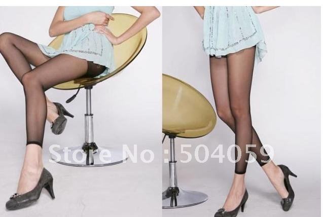 Ultrathin nine points socks silk stockings backing stockings female nine points silk stockings