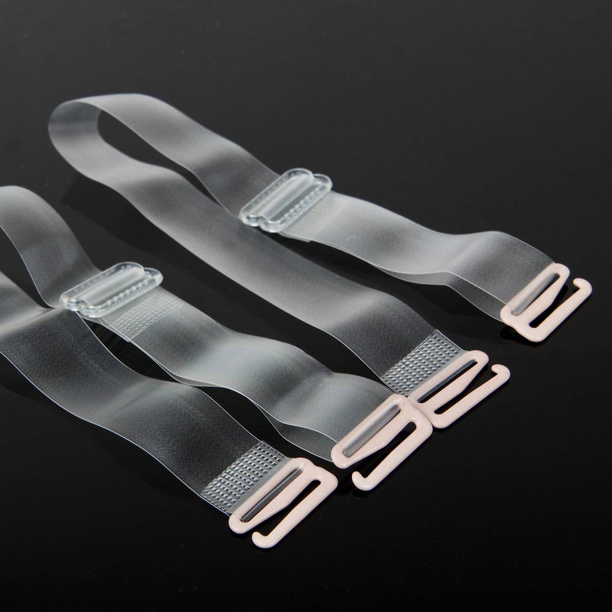 Underwear accessories broadened slip-resistant transparent invisible seamless bra adjustable underwear accessories silica gel