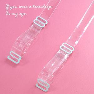 Underwear accessories crystal transparent invisible underwear shoulder strap bra shoulder strap hasp women's invisible shoulder