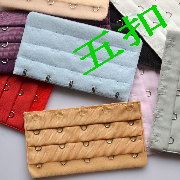 Underwear bra lengthen buckle 3 5 buckle 5 breasted lengthening buckle hasp after back button bag