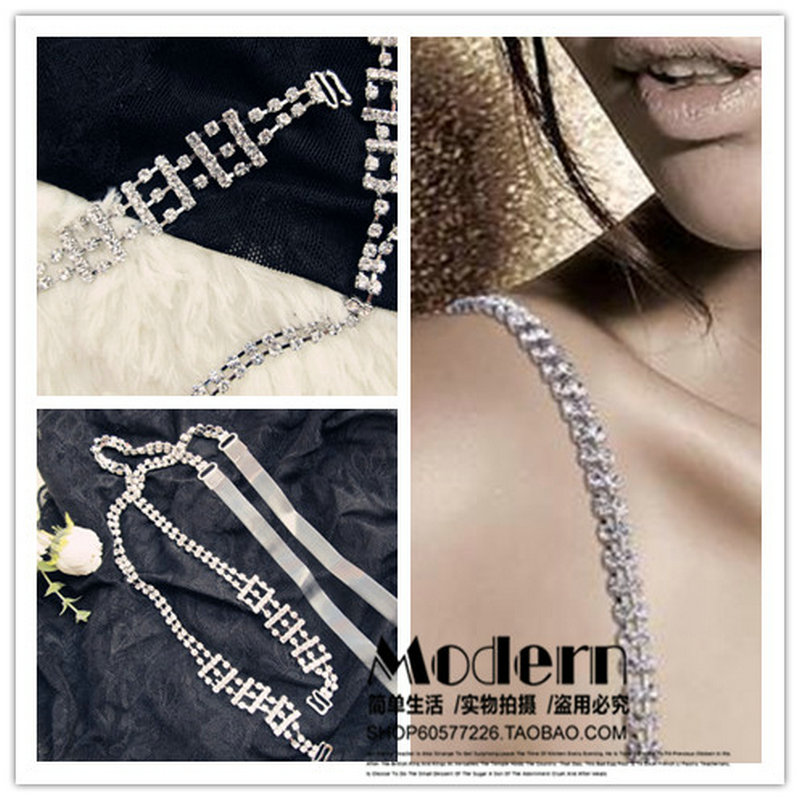 Underwear chain married rhinestone shoulder strap accessories
