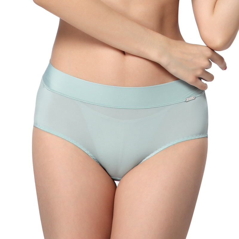 Underwear comfortable sexy seamless skin-friendly charming panties female mid waist trunk NP0721
