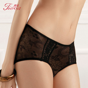 Underwear intellectuality elegant underwear fashion sexy female panties mid waist trunk np0101