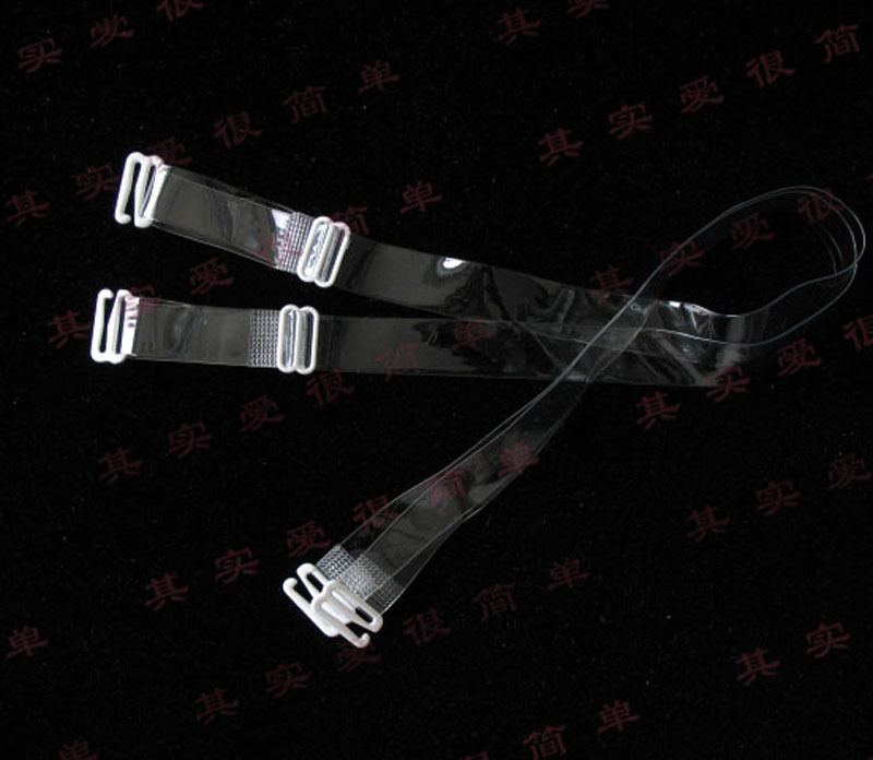 Underwear invisible tape pectoral girdle silica gel transparent shoulder strap invisible tape broadened 1.5cm